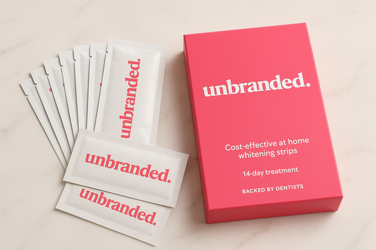 Unbranded™ Whitening Strips - Crest Alternative | Same Formula + Half The Price